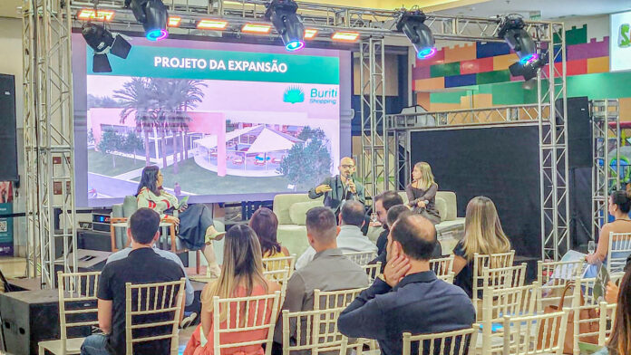 Evento para anuncio de ampliação no Buriti Shopping Guará, com participação do prefeito Junior Filippo (Foto: Bruna Viana)