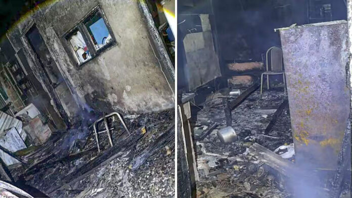Casa de vítima incendiada durante ataque em tentativa de feminicídio