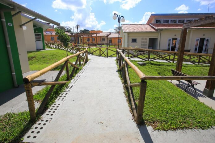 Estrutura de residencial que atenderá público idoso em planejamneto da Prefeitura com o Espado pelo CDHU
