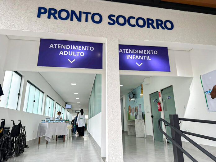 Os novos acessos para o atendimento adulto e infantil no Pronto Socorro da Santa Casa de Cruzeiro