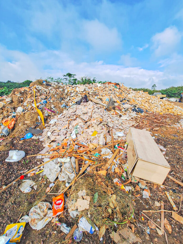 O aterro sanitário de Cachoeira Paulista, uma das cidades que estão na mira do TCE por irregularidades