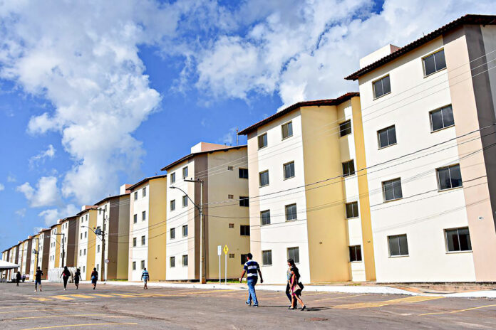 Apartamentos do programa federal Minha Casa Minha Vida; Caraguá anunciou quatrocentas unidades na última semana (Foto: Reprodução GF)