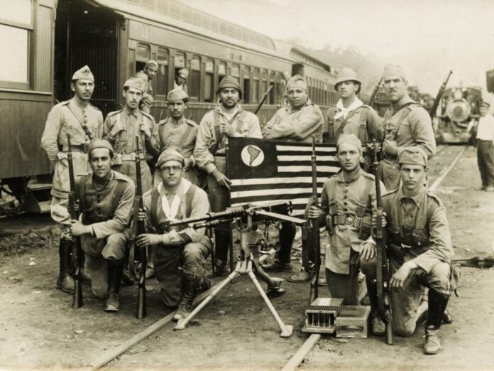 Combatentes da Revolução Constitucionalista de 1932; Cidades da região te, eventos para luta armada que chega a 94 anos nesta quinta-feira (Foto: Reprodução)